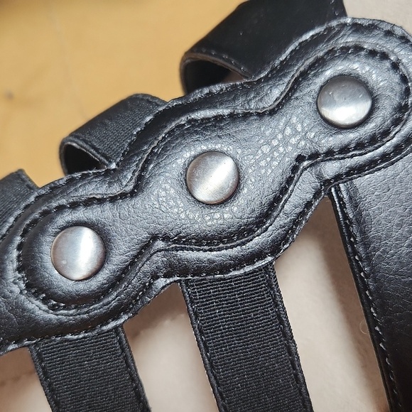 Croft&Borrow Black Depot Sandals Size 8 - Picture 3 of 11